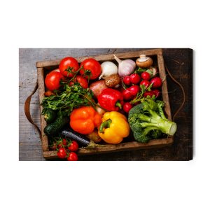 Peinture sur toile Une Boite De Légumes – Image 2