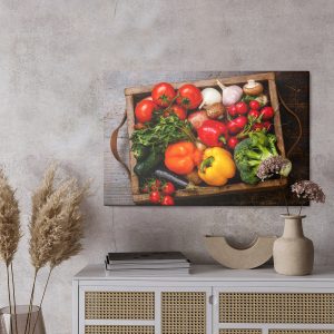 Peinture sur toile Une Boite De Légumes – Image 3