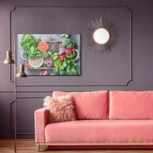 Peinture sur toile Légumes, Fruits Et Épices – Image 4
