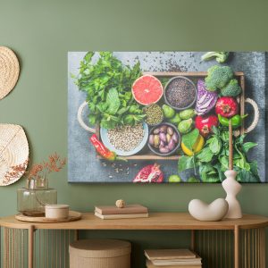 Peinture sur toile Légumes, Fruits Et Épices – Image 5