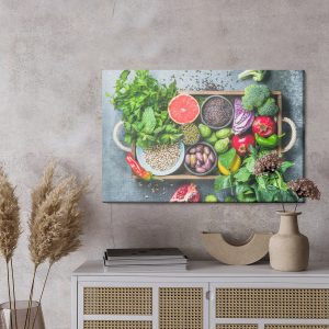 Peinture sur toile Légumes, Fruits Et Épices – Image 3
