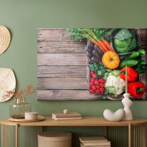 Peinture sur toile Panier De Légumes Sur La Table – Image 5