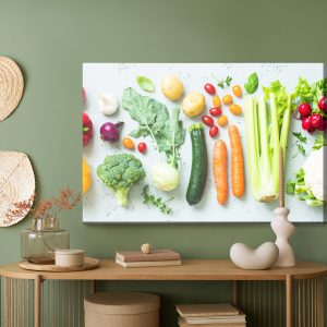Peinture sur toile Légumes Humides Frais – Image 5
