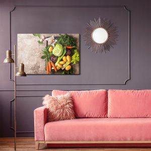 Peinture sur toile Légumes Sur Béton – Image 4