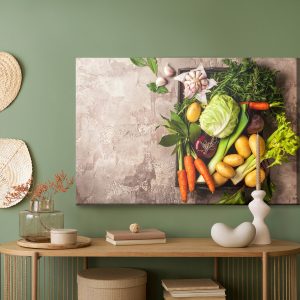 Peinture sur toile Légumes Sur Béton – Image 5