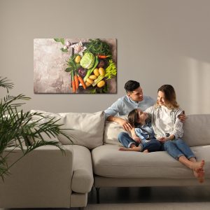 Peinture sur toile Légumes Sur Béton – Image 7
