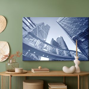 Peinture sur toile Architecture Contemporaine, Hong Kong – Image 5