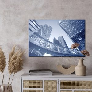 Peinture sur toile Architecture Contemporaine, Hong Kong – Image 3
