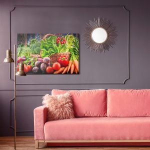 Peinture sur toile Riche Panier De Légumes – Image 4