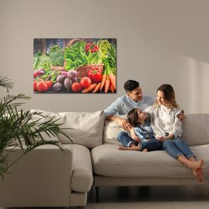Peinture sur toile Riche Panier De Légumes – Image 7