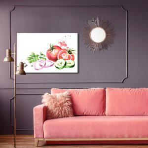 Peinture sur toile Tomates Aux Fines Herbes – Image 4