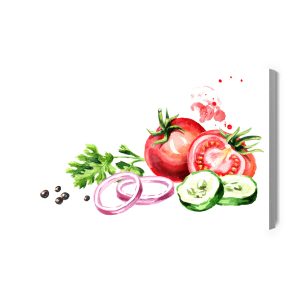 Peinture sur toile Tomates Aux Fines Herbes – Image 2