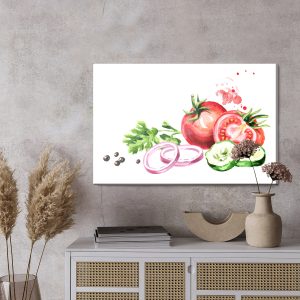 Peinture sur toile Tomates Aux Fines Herbes – Image 3