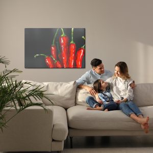 Peinture sur toile Piments Comme Peints – Image 7