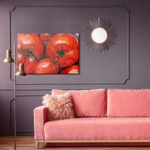 Peinture sur toile Tomates Peintes Bouchent – Image 4