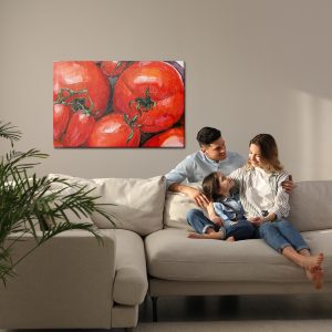 Peinture sur toile Tomates Peintes Bouchent – Image 7