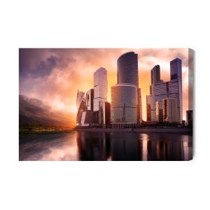 Peinture sur toile Beaux Bâtiments Modernes – Image 2