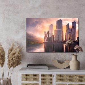 Peinture sur toile Beaux Bâtiments Modernes – Image 3