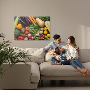 Peinture sur toile Table De Légumes – Image 7