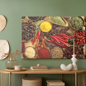 Peinture sur toile Bols Aux Épices Et Herbes – Image 5