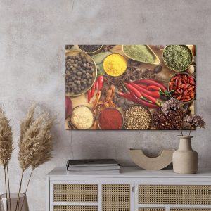 Peinture sur toile Bols Aux Épices Et Herbes – Image 3