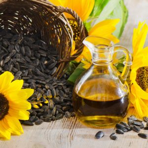 Peinture sur toile Graines Et Huile De Tournesol – Image 1
