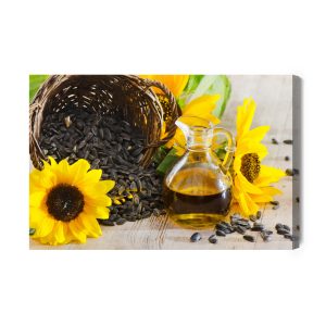 Peinture sur toile Graines Et Huile De Tournesol – Image 2