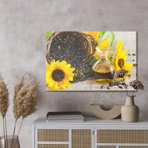 Peinture sur toile Graines Et Huile De Tournesol – Image 3