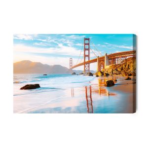 Peinture sur toile Le Pont Du Golden Gate – Image 2