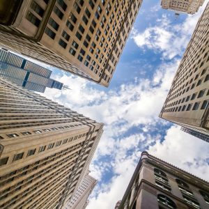 Peinture sur toile Gratte-Ciel De Chicago – Image 1