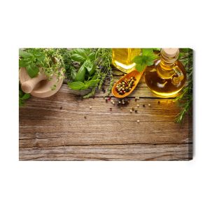 Peinture sur toile Herbes De Provence À L'huile – Image 2