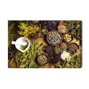 Peinture sur toile Tableau Des Épices Et Des Herbes – Image 2