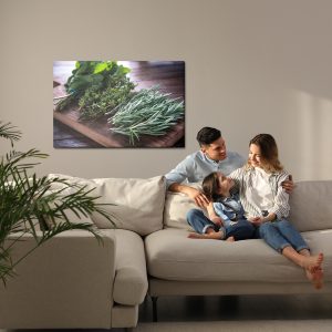 Peinture sur toile Paquets D'herbes Sur Une Planche De Bois – Image 7