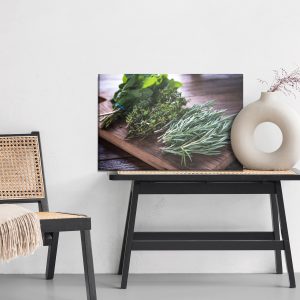 Peinture sur toile Paquets D'herbes Sur Une Planche De Bois – Image 6