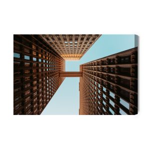 Peinture sur toile Immense Bâtiment, Vue D'en Bas – Image 2