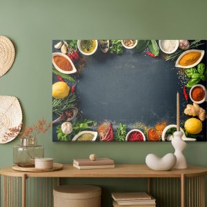 Peinture sur toile Une Composition D'épices Et D'herbes – Image 5