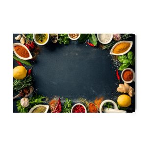 Peinture sur toile Une Composition D'épices Et D'herbes – Image 2