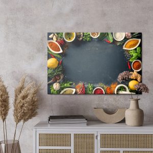 Peinture sur toile Une Composition D'épices Et D'herbes – Image 3