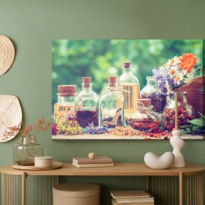 Peinture sur toile Bouteilles D'épices – Image 5