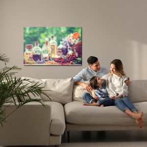 Peinture sur toile Bouteilles D'épices – Image 7