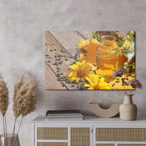 Peinture sur toile Huile De Tournesol Aux Fleurs – Image 3