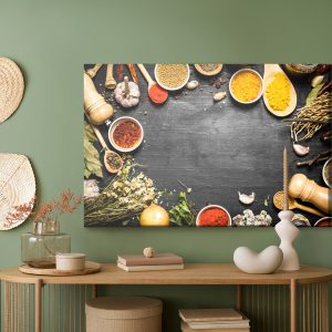 Peinture sur toile Table Aux Herbes Et Épices – Image 5
