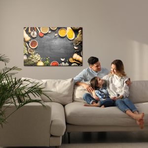 Peinture sur toile Table Aux Herbes Et Épices – Image 7