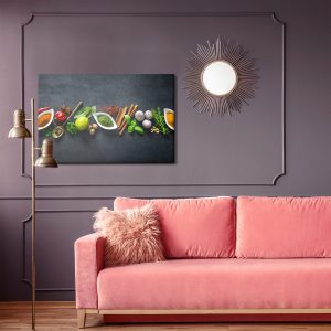 Peinture sur toile Herbes Et Épices Orientales – Image 4
