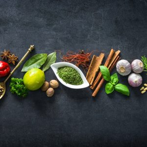 Peinture sur toile Herbes Et Épices Orientales – Image 1