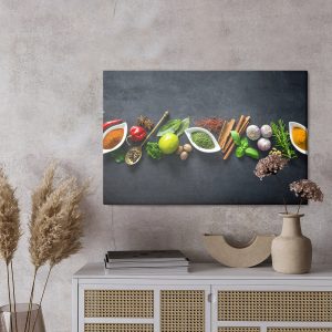 Peinture sur toile Herbes Et Épices Orientales – Image 3