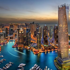 Peinture sur toile Skyline De Dubaï – Image 1