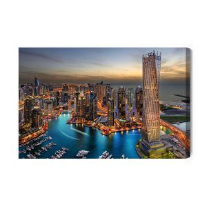 Peinture sur toile Skyline De Dubaï – Image 2