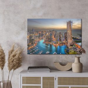 Peinture sur toile Skyline De Dubaï – Image 3