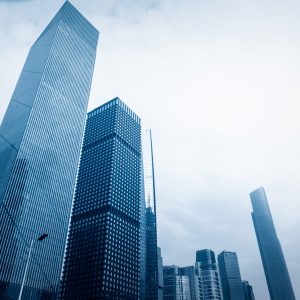 Peinture sur toile Gratte-Ciel Modernes, Hong Kong – Image 1